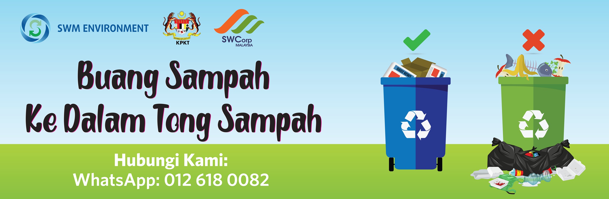 Fourth page - Buang Sampah Ke Dalam Tong Sampah