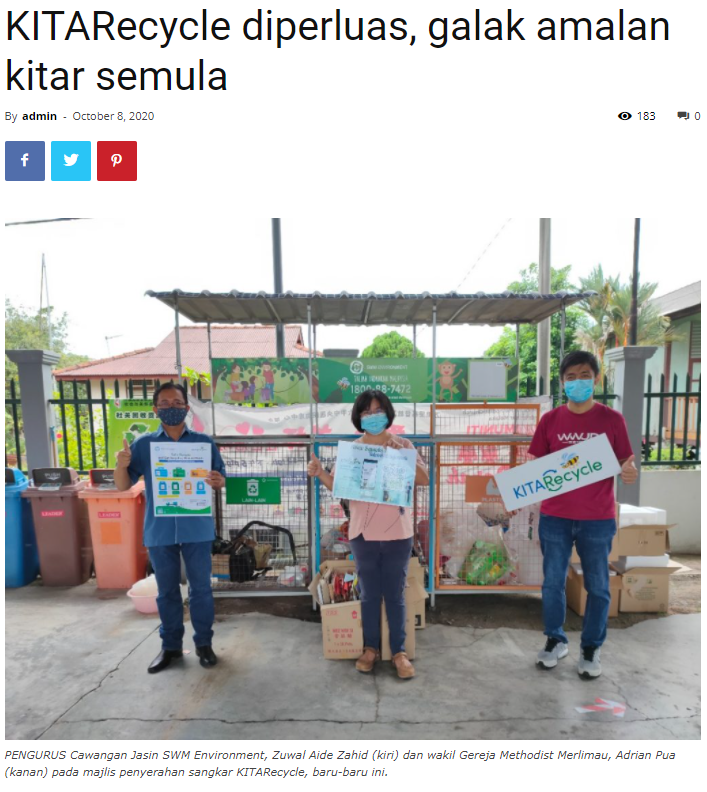 KITARecycle Diperluas, Galak Amalan Kitar Semula
