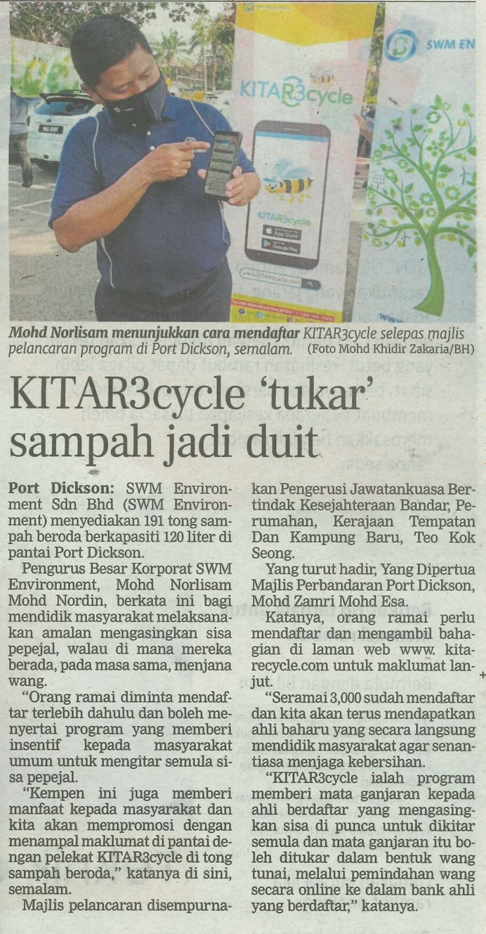 KITARecycle 'Tukar'Sampah Jadi Duit