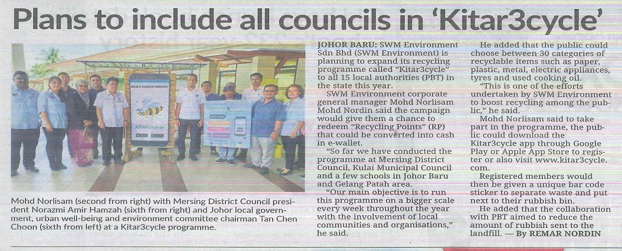 Plans to Include all Local Councils in 'Kitar3cycle'