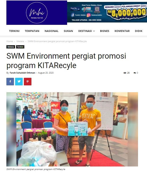 SWM Environment Pergiat Promosi Program Kitarecyle